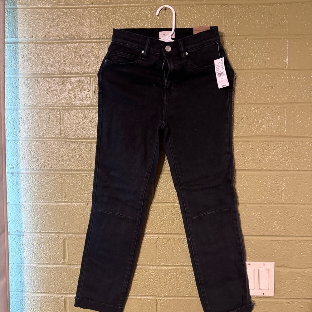 PacSun Black Ankle Cropped Jeans